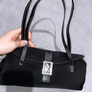 EUC Lauren Ralph Lauren Black Small Nylon Bag